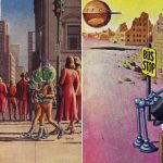 Cum au văzut artiștii din secolul al XX-lea lumea viitorului: 5 desene uimitoare